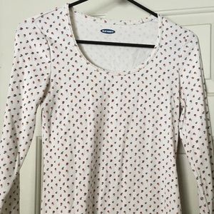 Slim-Fit Rib Knit Printed Tee